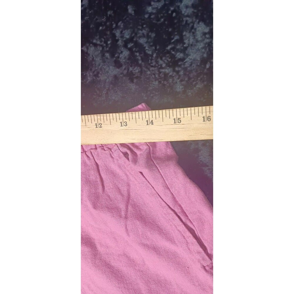 Gap Linen Blend Pull On Shorts S Orchid Pink Coastal Beachy Quiet Luxury Cruise - Picture 8 of 12